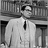 An actor named Gregory Peck as Atticus